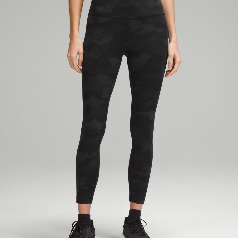 lululemon athletica Black Camo Leggings